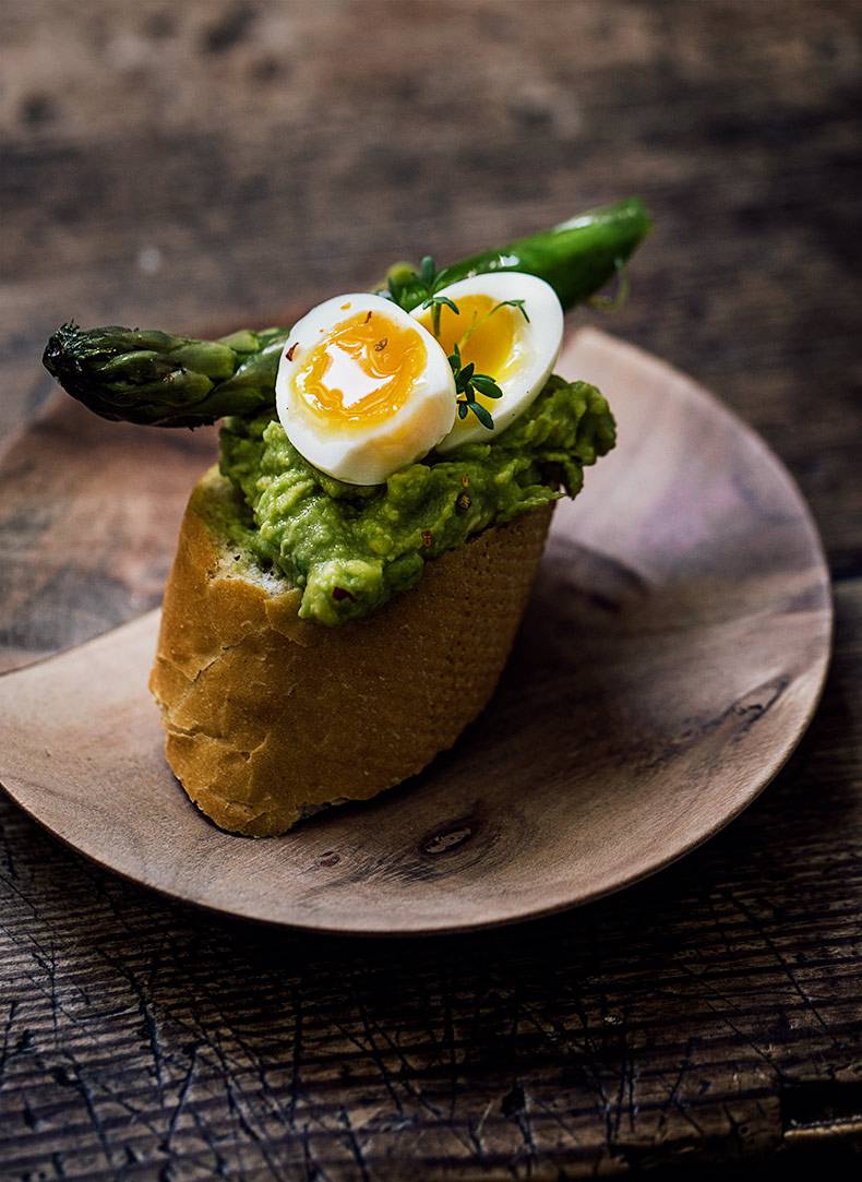 Asparagus sandwich
