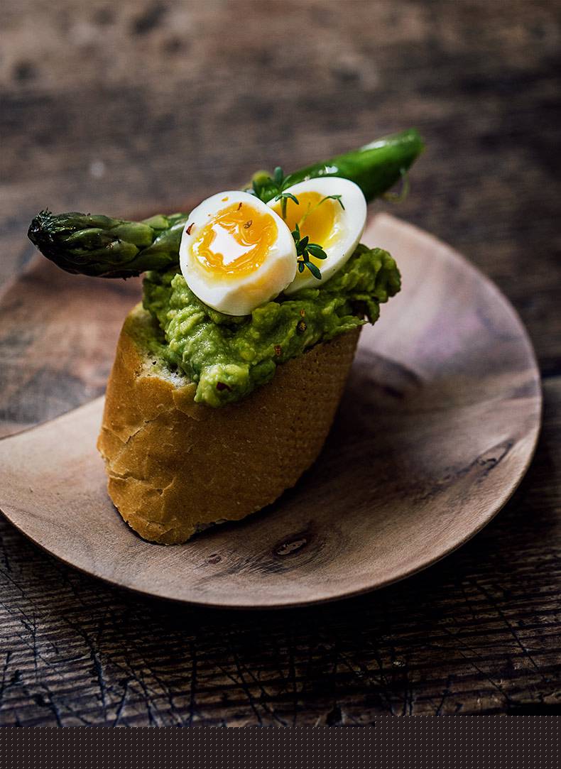 Asparagus sandwich