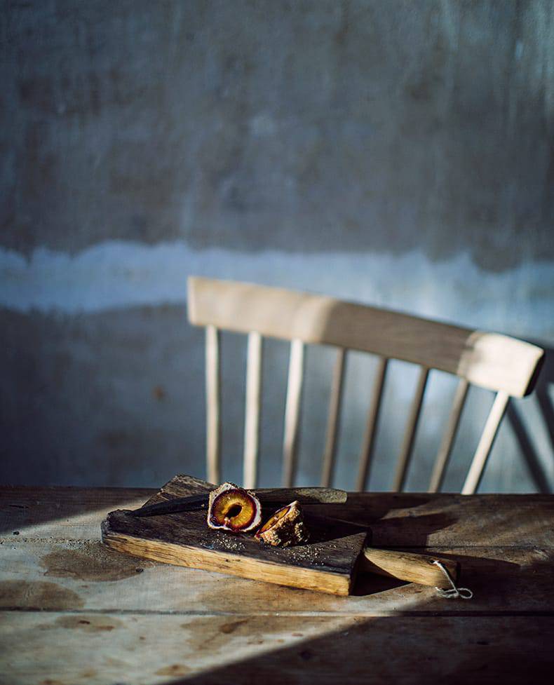 Plum Fritters Coated in Cinnamon Sugar