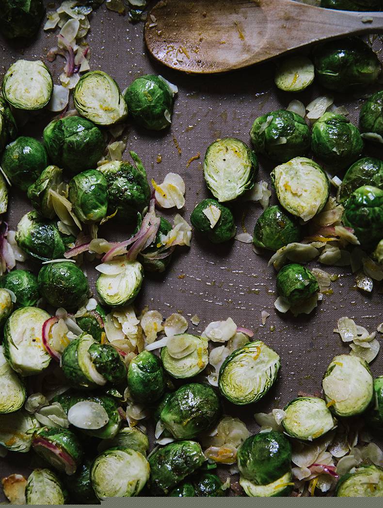 Brussels Sprouts and Orange Toast