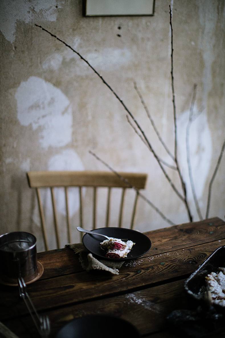 Crepes with a Raspberry Cream